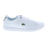 Lacoste Carnaby BL 21 1 7-41SMA0002042 Mens White Lifestyle Sneakers Shoes