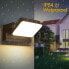 LED-Wandleuchte Quadrat G