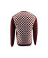 Фото #2 товара Bellemere Checker Print Cashmere Merino Fantasy Sweater