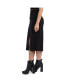 ფოტო #3 პროდუქტის Women's Pull On Pencil Skirt with Buckle Detail