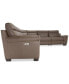 Julius II 6-Pc. Leather Sectional Sofa With 3 Power Recliners, Power Headrests & USB Power Outlet, Created for Macy's