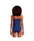 Фото #23 товара Women's Square Neck Underwire Tankini Swimsuit Top Adjustable Straps