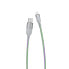Фото #1 товара Świecący podświetlany kabel LED USB - micro USB 5A 1m szary