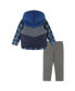 ფოტო #3 პროდუქტის Toddler Boys Puffer Vest Set