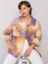 Фото #1 товара Женская теплая рубашка casual из твида с накладными карманами в клетку Factory Price