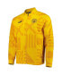 Фото #3 товара Men's Yellow Manchester City Pre-Match Raglan Full-Zip Training Jacket
