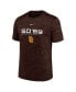 Фото #3 товара Men's Brown San Diego Padres Wordmark Velocity Performance T-shirt