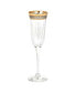 Фото #2 товара Melania Collection Smoke Flutes, Set of 6