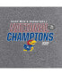 Фото #5 товара Men's Heathered Gray Kansas Jayhawks 2022 NCAA Men's Basketball National Champions Synthetic T-shirt