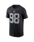 Фото #3 товара Men's Maxx Crosby Black Las Vegas Raiders Player Name and Number T-shirt