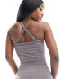 Фото #2 товара ASOS 4505 seamless vest with removable padding in grey