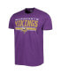 Men's Purple Minnesota Vikings Team Stripe T-Shirt Фиолетовый, XL - фото #3