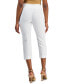 Фото #2 товара Petite Mid-Rise Straight-Leg Capri Pants, Created for Macy's