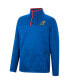 Фото #3 товара Men's Royal Kansas Jayhawks Rebound Quarter-Snap Jacket