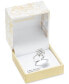 ფოტო #3 პროდუქტის Silver-Tone Cubic Zirconia Cluster Ring, Created for Macy's