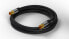 Wentronic 70346 - 1 m - Coaxial - Coaxial - Black