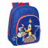 School Bag Sonic Let's roll Navy Blue 26 x 34 x 11 cm