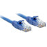 Lindy 3m Cat.6 U/UTP Cable - Blue - 3 m - Cat6 - U/UTP (UTP) - RJ-45 - RJ-45