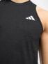 adidas Training Essential logo vest in black