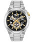 ფოტო #1 პროდუქტის Men's Automatic Maquina Stainless Steel Bracelet Watch 46mm