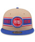 Фото #3 товара Men's Tan/Blue Detroit Pistons 2024 NBA Draft 9FIFTY Snapback Hat