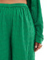 Фото #3 товара Esmee Curve textured beach trouser co-ord in green