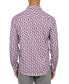 Фото #3 товара Men's Micro-Floral Performance Stretch Shirt