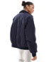 Stradivarius STR bomber jacket in navy