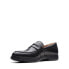 Фото #7 товара Clarks Un Tailor View 26146129 Mens Black Loafers & Slip Ons Penny Shoes