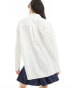 Tommy Jeans essential oversized shirt in white