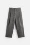 PLEATED CHINO TROUSERS