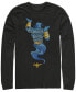 Фото #1 товара Disney Men's Aladdin all Powerful Genie, Long Sleeve T-Shirt