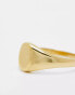 Фото #2 товара Seol + Gold 18ct gold vermeil oval signet ring