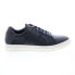 Фото #1 товара English Laundry Vance EL2605L Mens Blue Leather Lifestyle Sneakers Shoes 8