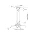 Фото #7 товара PureLink PM-SPIDER-30W, Ceiling, 13.5 kg, Silver, 360°, 15 - 15°, 0 - 320 mm
