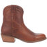 Dingo Seguaro Round Toe Cowboy Booties Womens Brown Casual Boots DI825-200