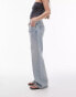 Topshop Ember Low rise wide leg jeans in bleach BLAU, W28 L32 - фото #4