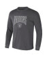 Фото #2 товара Men's NFL x Darius Rucker Collection by Charcoal Las Vegas Raiders Long Sleeve Thermal T-shirt