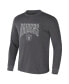 ფოტო #2 პროდუქტის Men's NFL x Darius Rucker Collection by Charcoal Las Vegas Raiders Long Sleeve Thermal T-shirt