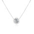 Фото #1 товара Fine silver necklace with zircon AGS865 / 47