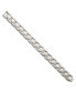 ფოტო #1 პროდუქტის Titanium Polished Link Bracelet with Fold Over Catch