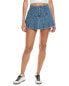 Фото #1 товара Reveriee Jacquard Denim Mini Skirt Women's