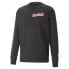 Puma Sf Race Graphic Crew Neck Sweatshirt Mens Black Casual Tops 53817001