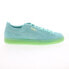 Фото #2 товара Puma Suede Classic XXI 37491571 Mens Green Suede Lifestyle Sneakers Shoes