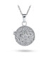 ფოტო #1 პროდუქტის Filigree Star Round Circle Aromatherapy Essential Oil Perfume Diffuser Keepsake Photo Heart Shape Locket Pendant Necklace Sterling Silver