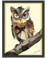 Фото #1 товара 'The Wisest Owl' Dimensional Collage Wall Art - 25" x 19''