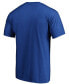 Фото #2 товара Men's Royal New York Giants Team Lockup Logo T-shirt