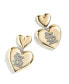 ფოტო #1 პროდუქტის x Baublebar St. Louis Cardinals Heart Statement Drop Earrings