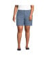 Фото #1 товара Plus Size Classic 7" Chambray Shorts