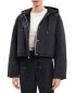 Theory Cropped Wool Parka Women's L